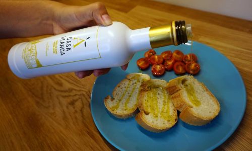 pan con aceite